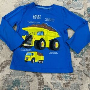 Mini Boden construction tee size 3/4